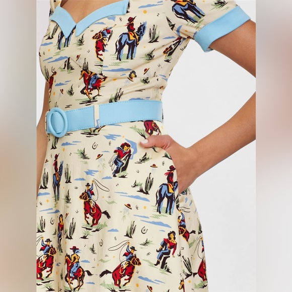 Collectif Rodeo Dancer Swing Dress - Picture 2 of 3